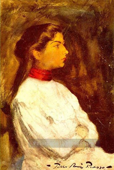 Portrait Lola3 1899 Pablo Picasso Peintures à l'huile